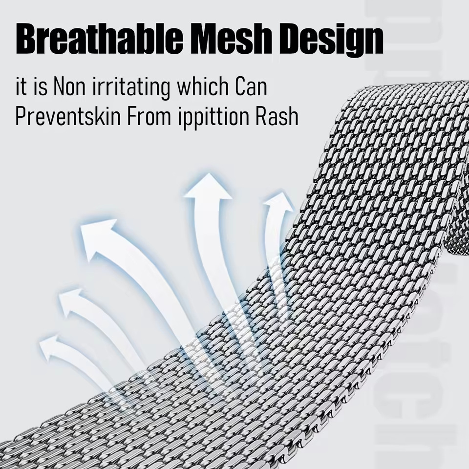 18/20/22mm Steel Mesh Milanese - огляд і ціна Milanese Loop Magnetic