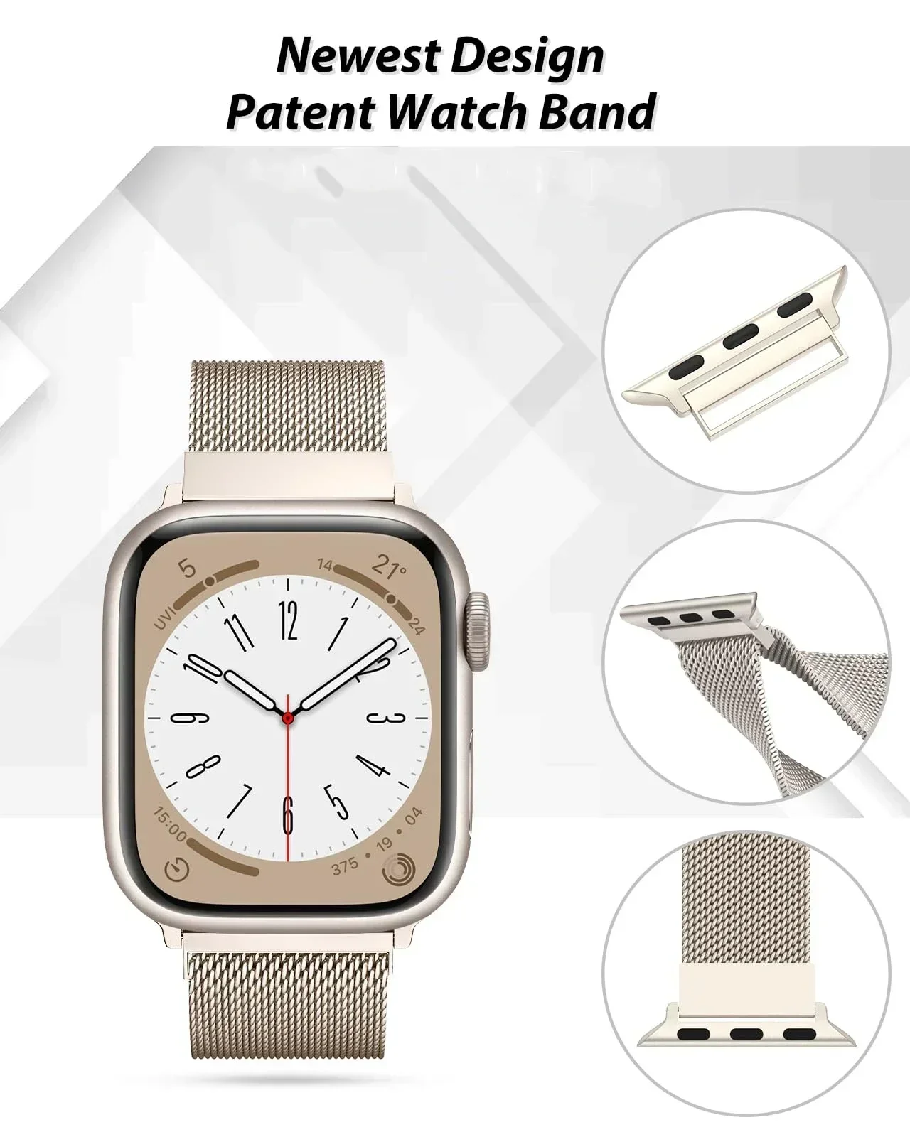Metal Milanese Strap for Apple - огляд і ціна Milanese Loop Magnetic