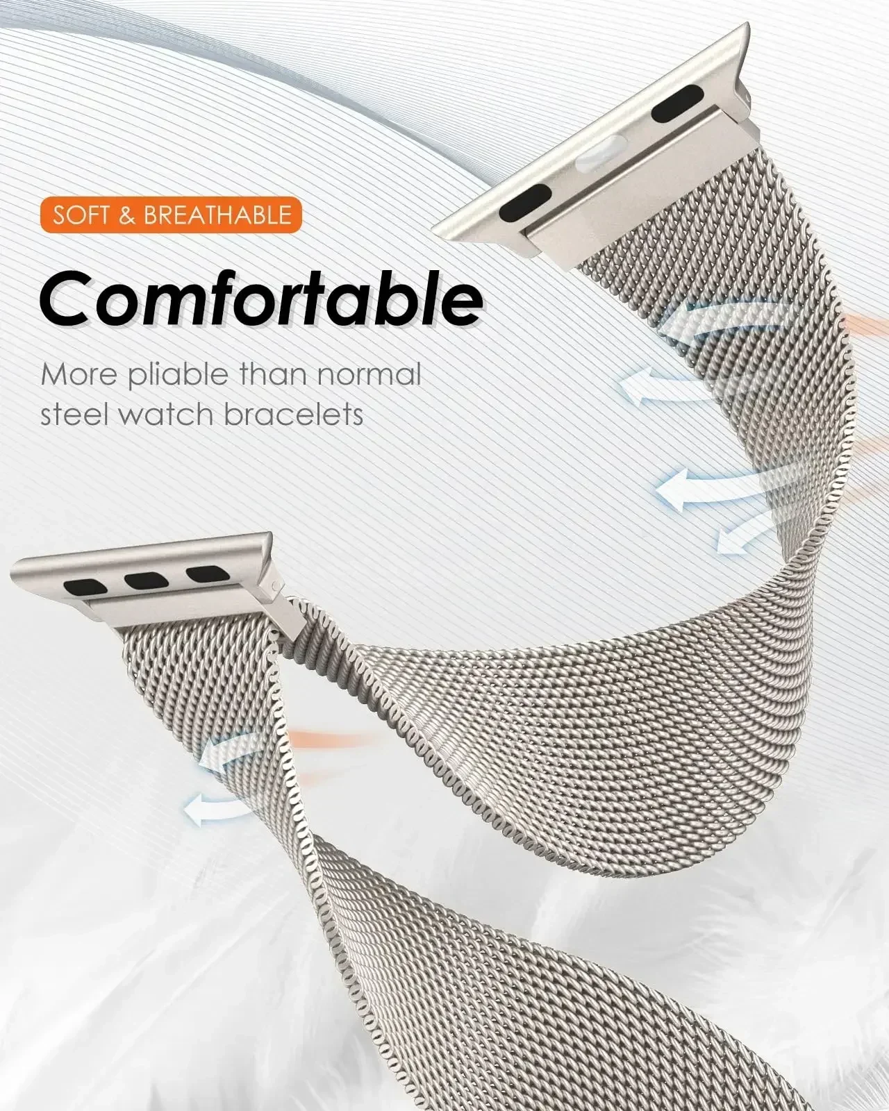 Metal Milanese Strap for Apple - огляд і ціна Milanese Loop Magnetic