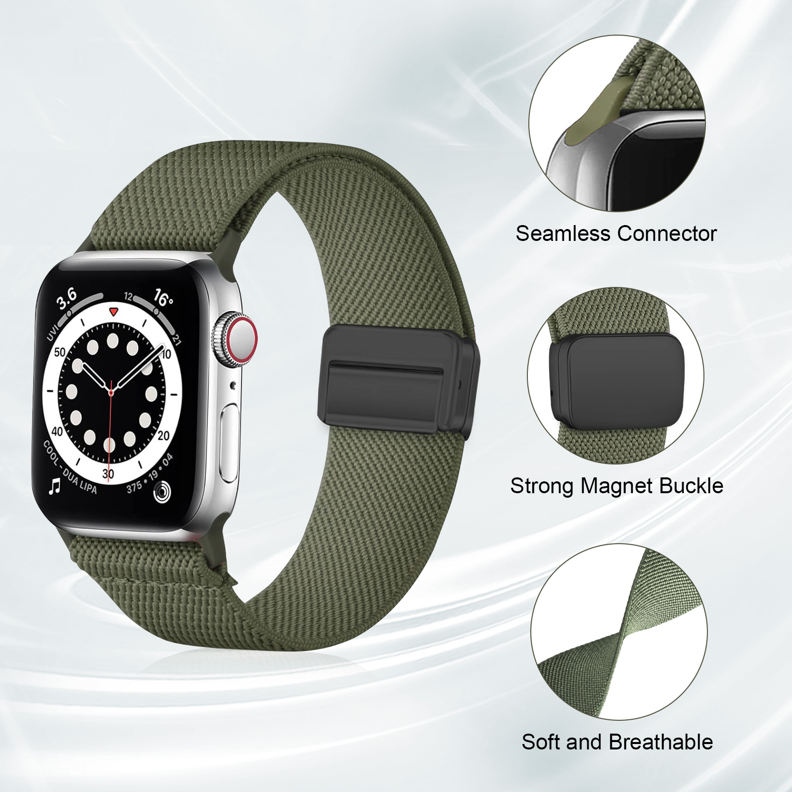 Magnetic strap For Apple Watch - огляд і ціна Milanese Loop Magnetic
