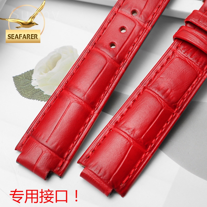 Genuine Leather Watch Strap fo - огляд і ціна Cartier Watch Tank