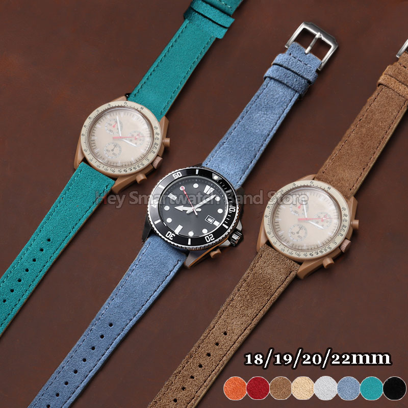 Vintage Suede Leather Strap 18 - огляд і ціна Suede Strap Watch